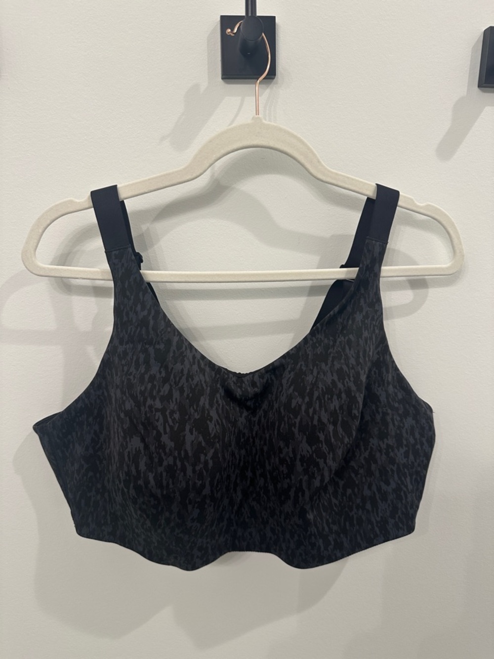 lululemon athletica Black Patterned Support Bralette